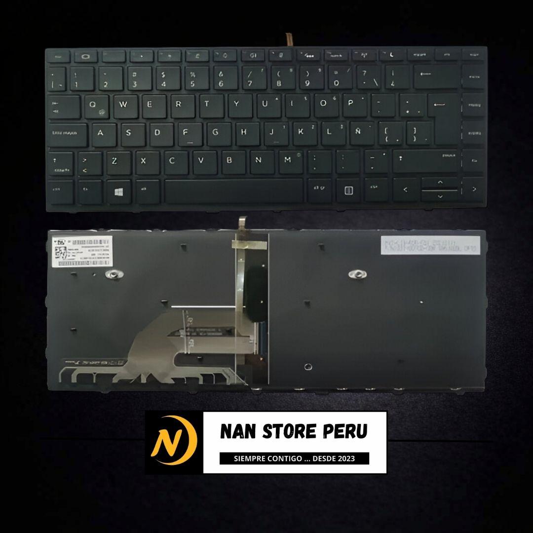 TECLADO HP 440 G5 MARCO PLATEADO SP ILUMINADO