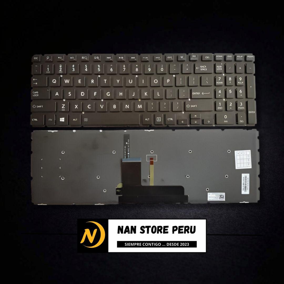 TECLADO TOSHIBA P55T/ P55W ENTER RECTO INGLES ILUMINADO SP
